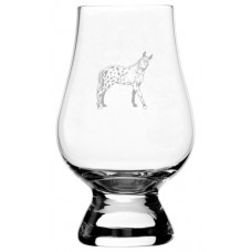 Horse Themed Glencairn Whisky Glass