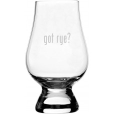 got rye? Etched Glencairn Crystal Whisky 5.9oz Snifter Tasting Glass