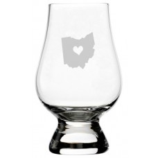 State Themed Glencairn Whisky Glass