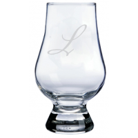 Monogrammed Bix Script Glencairn Whisky Glass