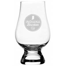 Indiana Bourbon Glencairn Whisky Glass (Round Logo)
