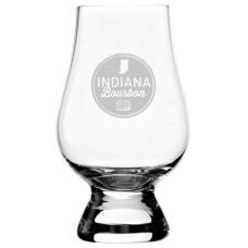 Indiana Bourbon Glencairn Whisky Glass (Round Logo)