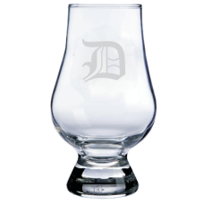 Monogrammed Old English Glencairn Whisky Glass