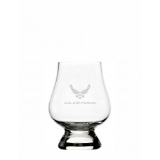 Wee Glencairn Etched US Military Glass